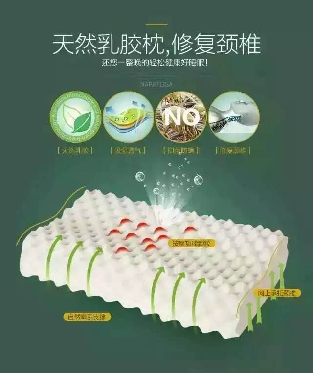 泰国乳胶枕头功效介绍